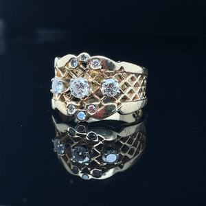 Vintage Diamond Ring 14k