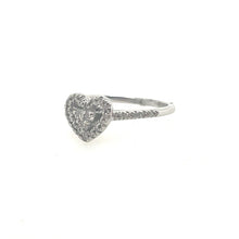 Load image into Gallery viewer, Heart Diamond Ring Vintage 10k
