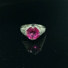 Load image into Gallery viewer, Antique 14k Synthetic Ruby