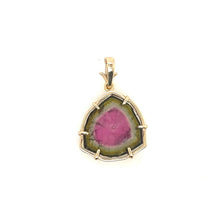 Load image into Gallery viewer, Watermelon Tourmaline Pendant in 14k