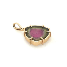 Load image into Gallery viewer, Watermelon Tourmaline Pendant in 14k