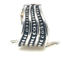 Load image into Gallery viewer, F. Balladares Taxco Vintage Sterling Silver Cuff Clamper Bracelet