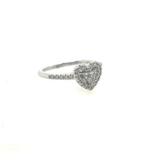 Load image into Gallery viewer, Heart Diamond Ring Vintage 10k