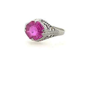 Antique 14k Synthetic Ruby