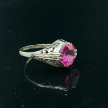 Load image into Gallery viewer, Antique 14k Synthetic Ruby