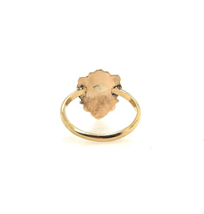 Antique French Victorian Lion Ring