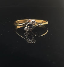 Load image into Gallery viewer, Antique Sapphire and Diamond Ring 18k